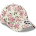 kepure-islenkta-smelio-reguliuojamas-rosa-9forty-floral-cord-new-york-yankees-mlb-new-era
