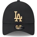kepure-islenkta-juoda-reguliuojamas-dorado-9forty-league-essential-los-angeles-dodgers-mlb-new-era