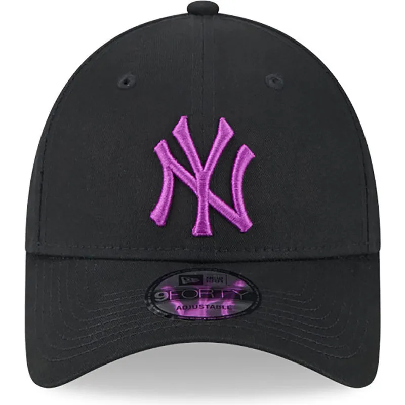 kepure-islenkta-juoda-reguliuojamas-9forty-league-essential-new-york-yankees-mlb-new-era