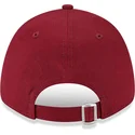 czerwona-zakrzywiona-czapka-z-regulacja-z-czarnym-logo-9forty-league-essential-new-york-yankees-mlb-od-new-era
