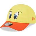 kepure-islenkta-geltona-reguliuojamas-vaikams-9forty-piolin-looney-tunes-new-era