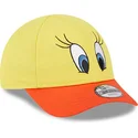 kepure-islenkta-geltona-reguliuojamas-vaikams-9forty-piolin-looney-tunes-new-era