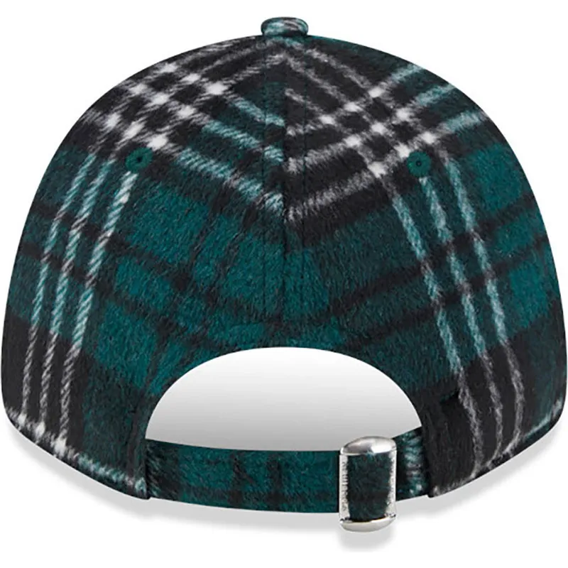 kepure-islenkta-zalia-reguliuojamas-9forty-check-new-york-yankees-mlb-new-era