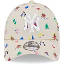 kepure-islenkta-smelio-reguliuojamas-vaikams-9forty-festive-new-york-yankees-mlb-new-era