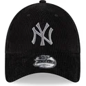 kepure-islenkta-juoda-reguliuojamas-9forty-wide-cord-new-york-yankees-mlb-new-era