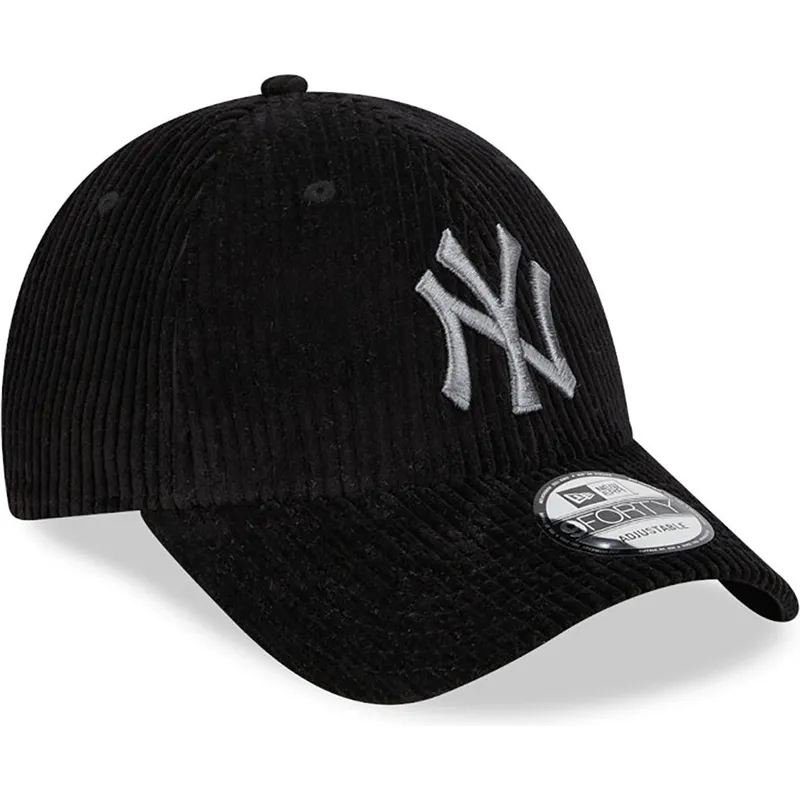 kepure-islenkta-juoda-reguliuojamas-9forty-wide-cord-new-york-yankees-mlb-new-era