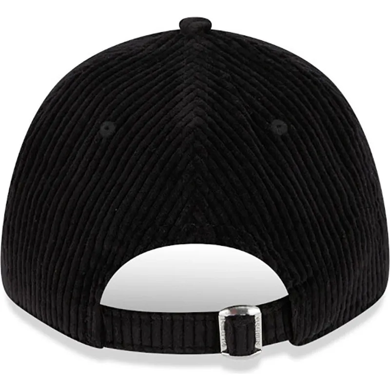 kepure-islenkta-juoda-reguliuojamas-9forty-wide-cord-new-york-yankees-mlb-new-era