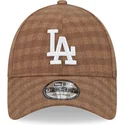kepure-islenkta-ruda-reguliuojamas-9forty-flannel-los-angeles-dodgers-mlb-new-era