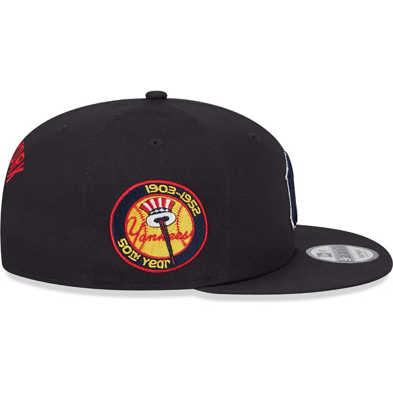 granatowa-plaska-czapka-snapback-z-granatowym-logo-9fifty-side-patch-script-new-york-yankees-mlb-new-era
