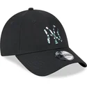 kepure-islenkta-juoda-reguliuojamas-9forty-seasonal-infill-new-york-yankees-mlb-new-era