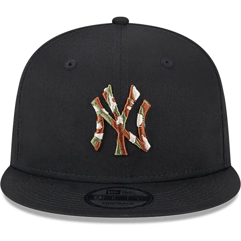 czarna-plaska-czapka-snapback-z-brazowym-logo-9fifty-seasonal-infill-new-york-yankees-mlb-new-era