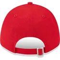 kepure-islenkta-raudona-reguliuojamas-9forty-repreve-outline-chicago-bulls-nba-new-era