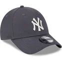 regulowana-szara-czapka-z-zakrzywionym-daszkiem-9forty-metallic-new-york-yankees-mlb-od-new-era