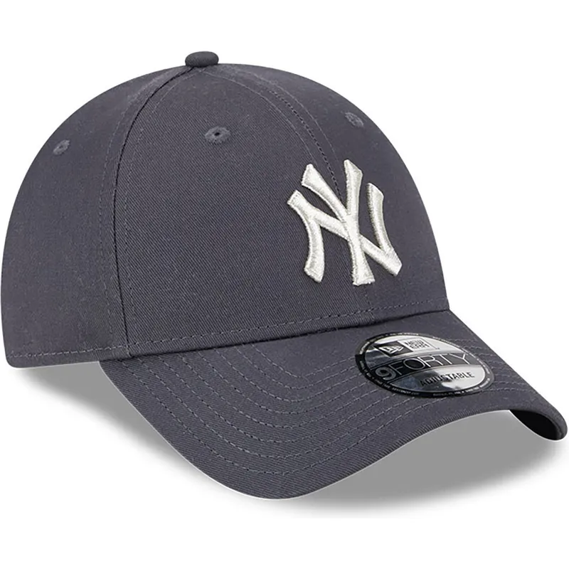 kepure-islenkta-pilka-reguliuojamas-9forty-metallic-new-york-yankees-mlb-new-era