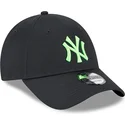 czarna-zakrzywiona-czapka-z-regulacja-i-zielonym-logo-new-york-yankees-mlb-9forty-neon-od-new-era