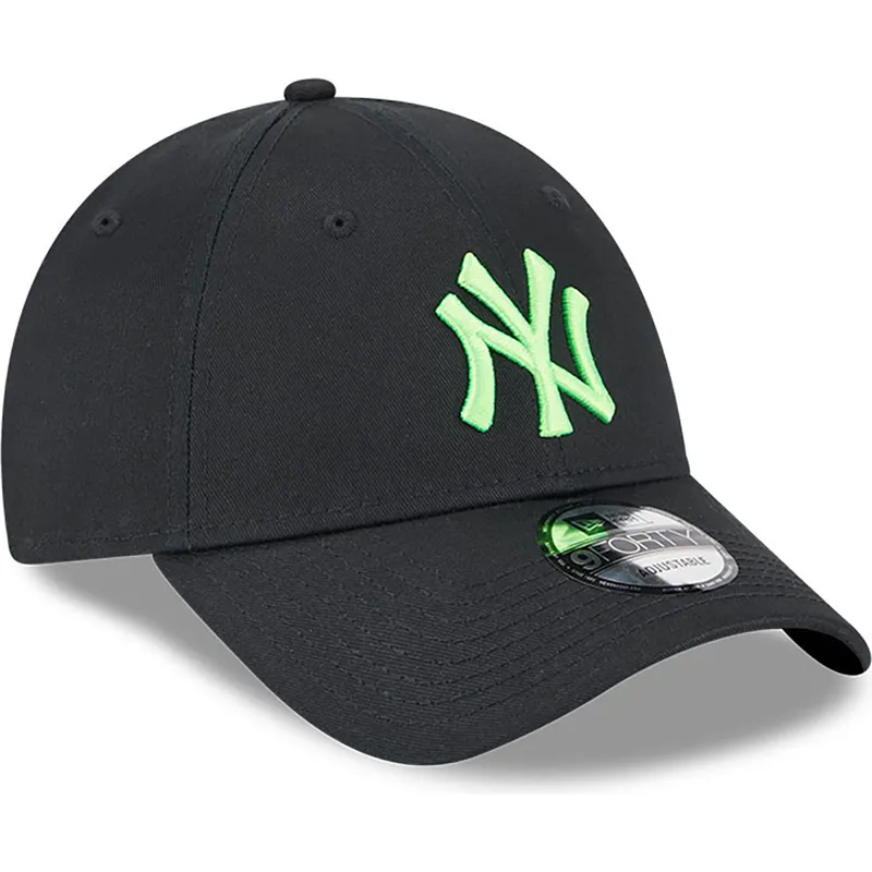 kepure-islenkta-juoda-reguliuojamas-9forty-neon-new-york-yankees-mlb-new-era
