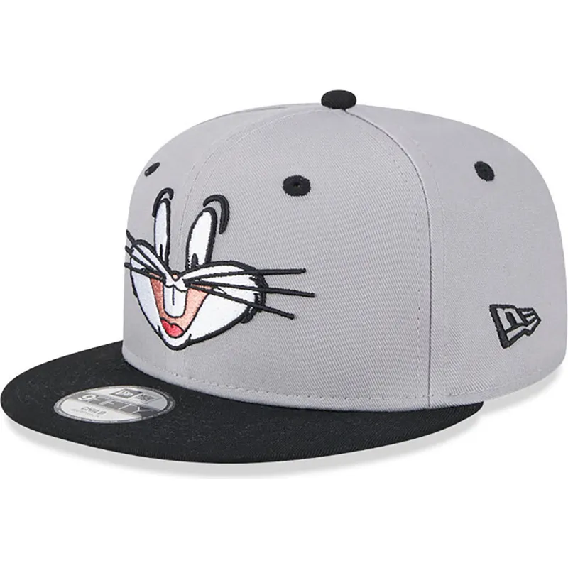 kepure-plokscia-pilka-snapback-9fifty-bugs-bunny-looney-tunes-new-era