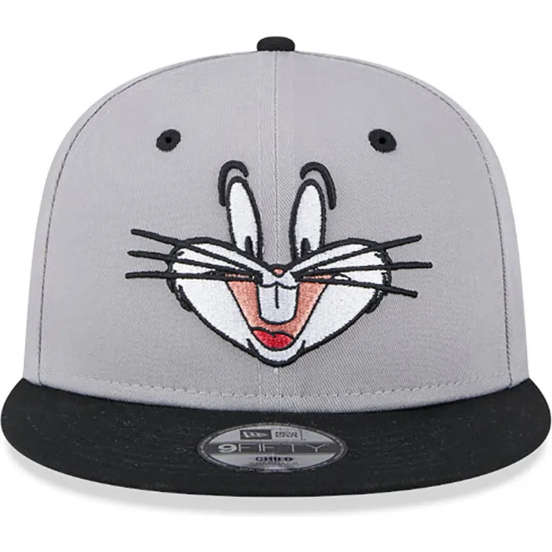 kepure-plokscia-pilka-snapback-9fifty-bugs-bunny-looney-tunes-new-era