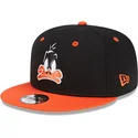 kepure-plokscia-juoda-snapback-9fifty-pato-lucas-looney-tunes-new-era