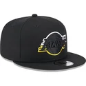 kepure-plokscia-juoda-snapback-9fifty-split-los-angeles-lakers-nba-new-era