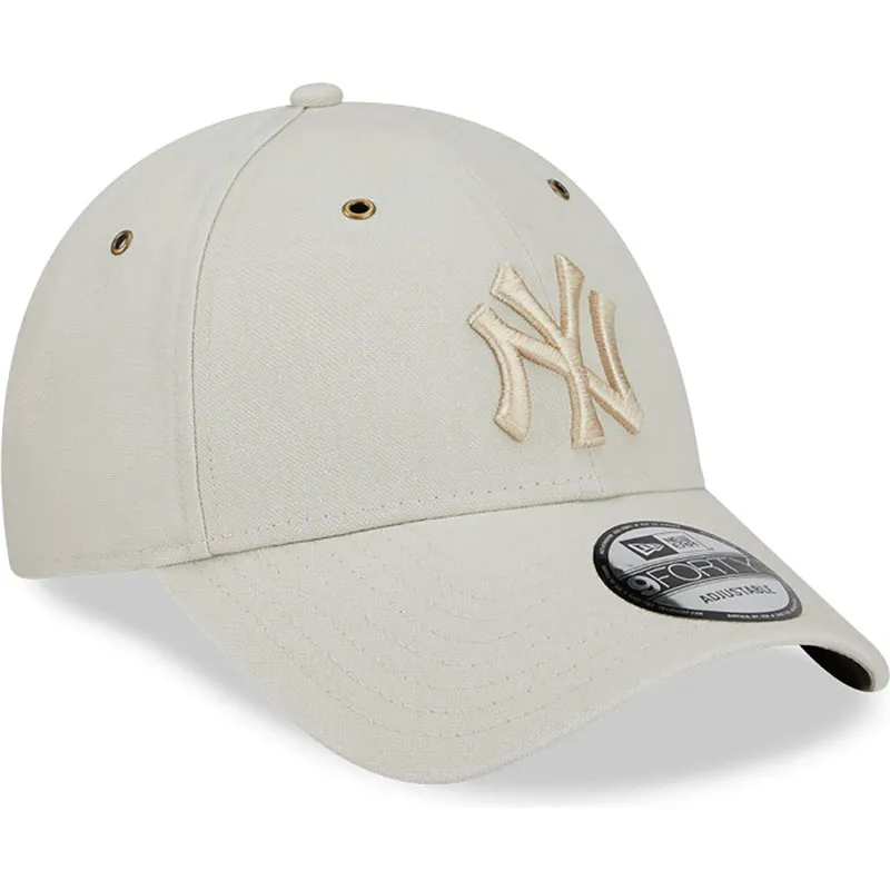 bezowa-czapka-z-daszkiem-regulowana-z-bezowym-logo-9forty-washed-canvas-new-york-yankees-mlb-od-new-era