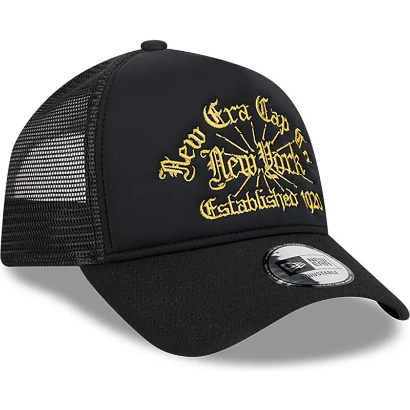 kepure-islenkta-juoda-snapback-a-frame-est-1920-new-era