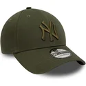zielona-dopasowana-czapka-z-daszkiem-z-zielonym-logo-39thirty-league-essential-new-york-yankees-mlb-new-era