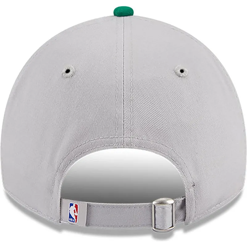 cap-islenkta-gray-adjustable-strap-9twenty-tip-off-2023-boston-celtics-nba-new-era