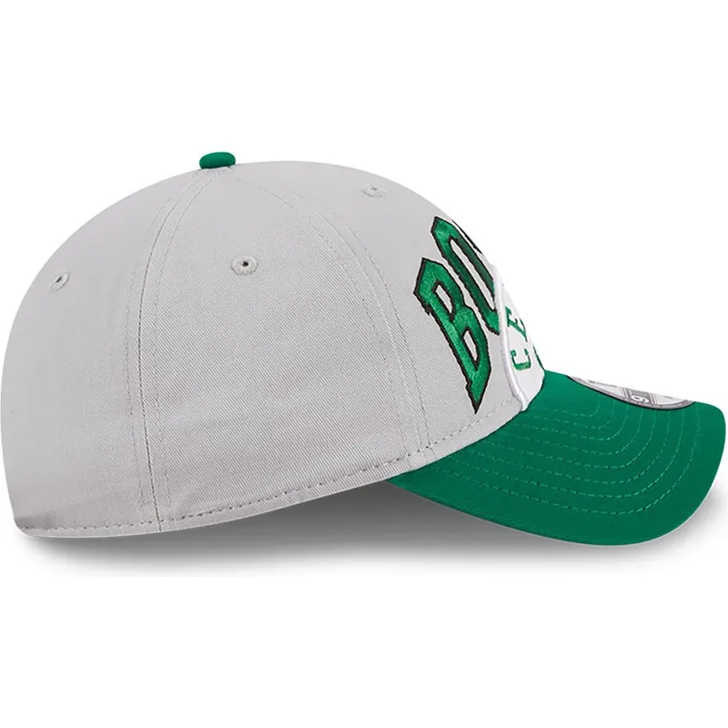 kepure-islenkta-pilka-reguliuojamas-9twenty-tip-off-2023-boston-celtics-nba-new-era