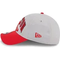 kepure-islenkta-pilka-reguliuojama-juostele-9twenty-tip-off-2023-houston-rockets-nba-new-era