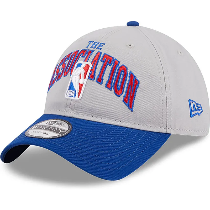 cap-islenkta-gray-adjustable-strap-9twenty-tip-off-2023-nba-new-era