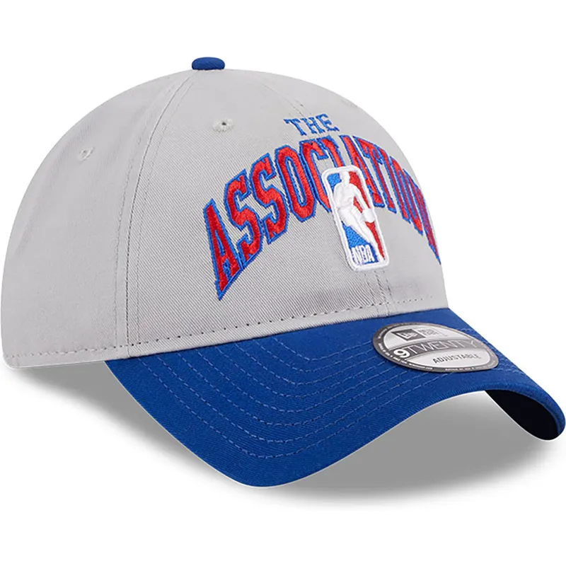 cap-islenkta-gray-adjustable-strap-9twenty-tip-off-2023-nba-new-era