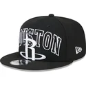 kepure-plokscia-juoda-snapback-9fifty-tip-off-2023-houston-rockets-nba-new-era