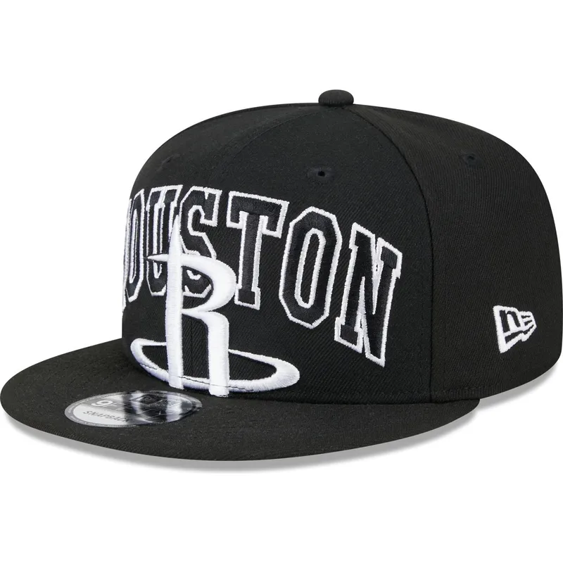 kepure-plokscia-juoda-snapback-9fifty-tip-off-2023-houston-rockets-nba-new-era