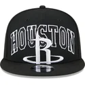 czarna-plaska-czapka-snapback-9fifty-tip-off-2023-houston-rockets-nba-new-era