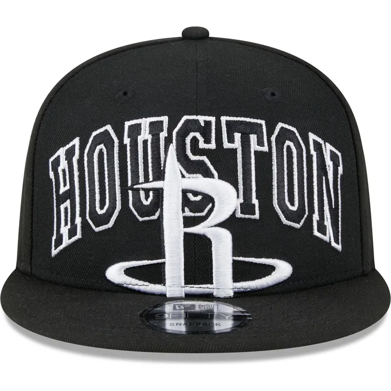 kepure-plokscia-juoda-snapback-9fifty-tip-off-2023-houston-rockets-nba-new-era