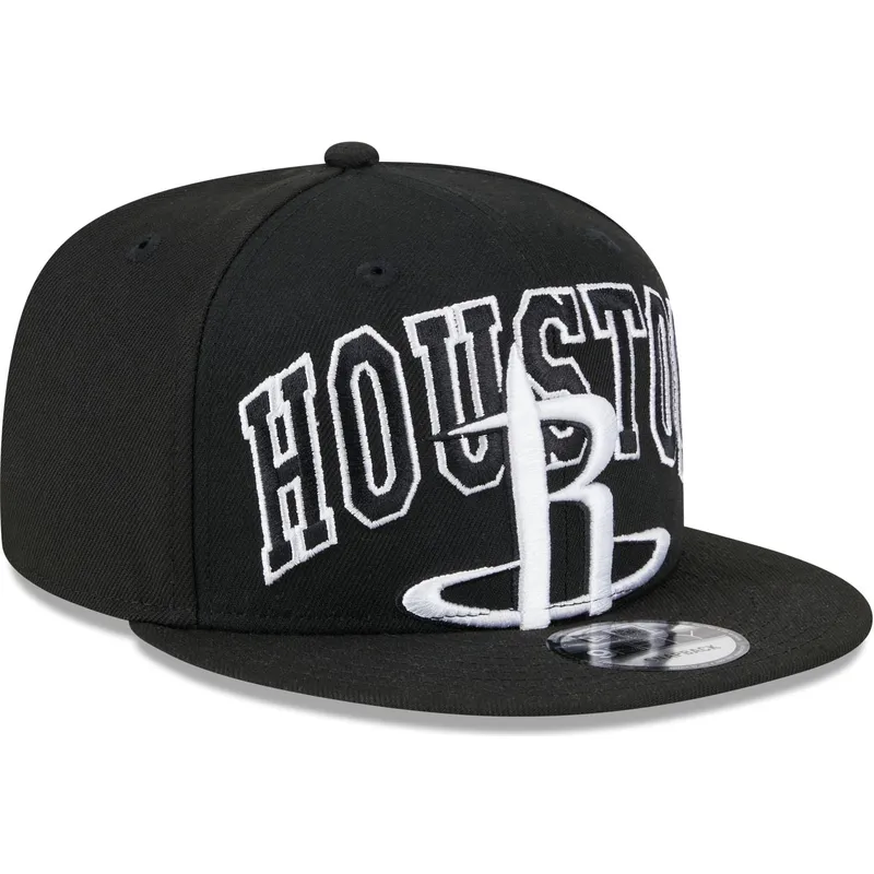 kepure-plokscia-juoda-snapback-9fifty-tip-off-2023-houston-rockets-nba-new-era