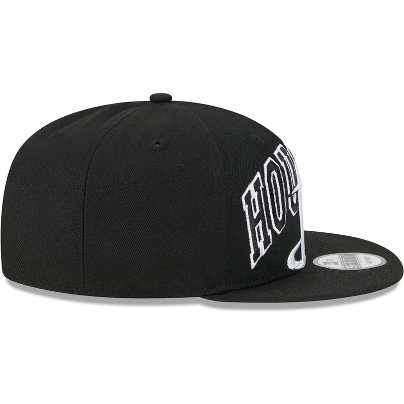 kepure-plokscia-juoda-snapback-9fifty-tip-off-2023-houston-rockets-nba-new-era