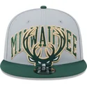 kepure-plokscia-pilka-snapback-9fifty-tip-off-2023-milwaukee-bucks-nba-new-era