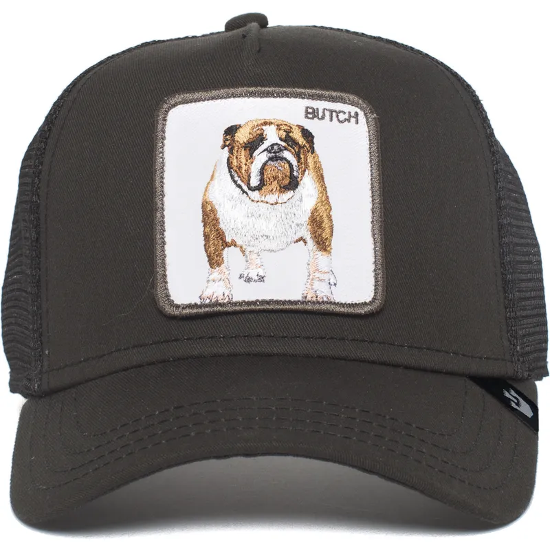 kepure-islenkta-juoda-snapback-butch-brutus-drake-the-farm-goorin-bros