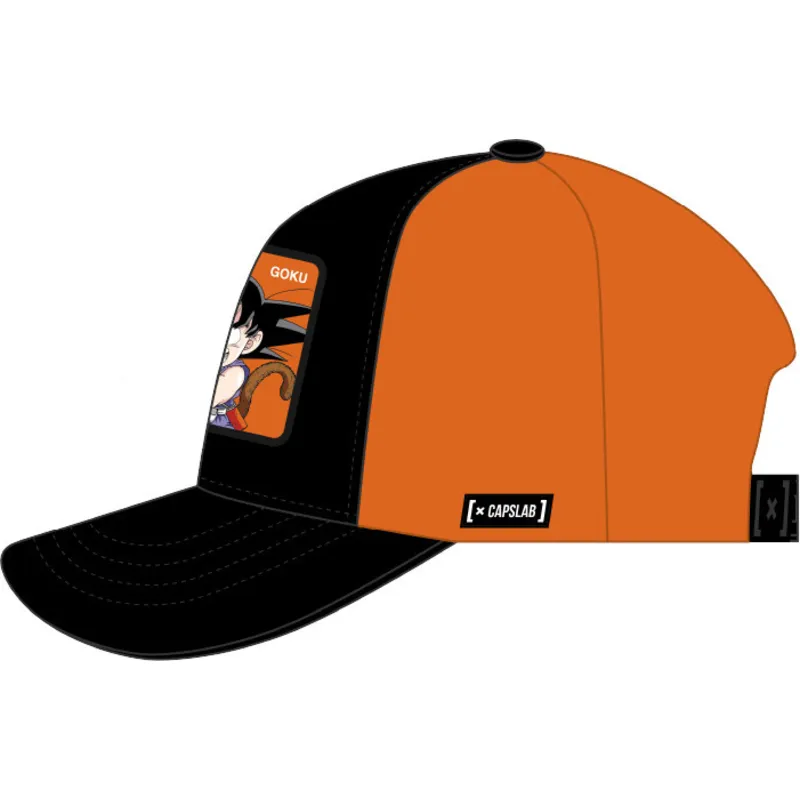 kepure-islenkta-juoda-snapback-db3-gok4-son-goku-dragon-ball-capslab