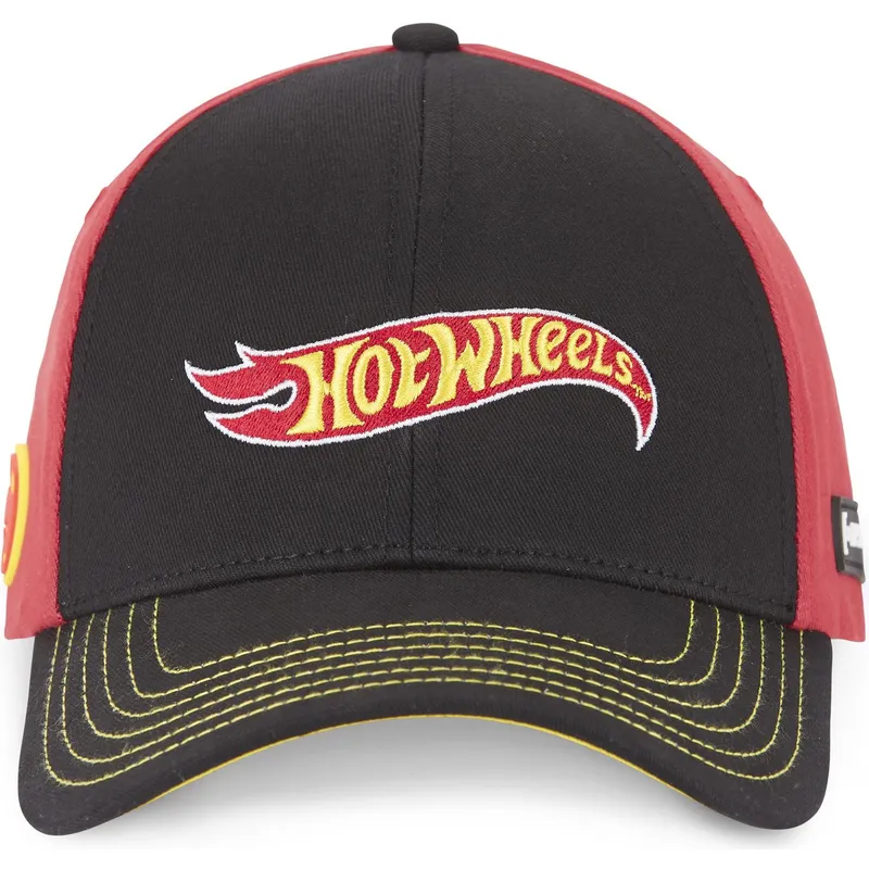 kepure-islenkta-juoda-snapback-htw1-lo2-hot-wheels-capslab