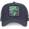 kepure-islenkta-tamsiai-melyna-snapback-denim-mar6-hul1-hulk-marvel-comics-capslab
