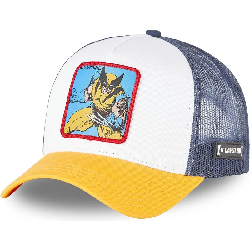 kepure-islenkta-balta-snapback-wol-wolverine-marvel-comics-capslab