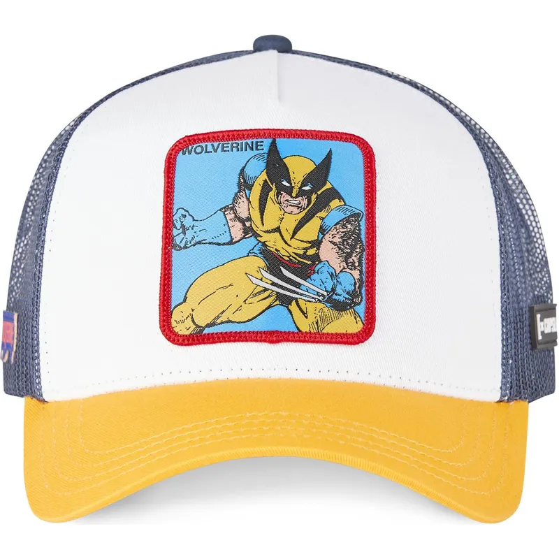 kepure-islenkta-balta-snapback-wol-wolverine-marvel-comics-capslab
