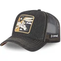 kepure-islenkta-juoda-snapback-denim-loo8-coy2-kojotas-looney-tunes-capslab