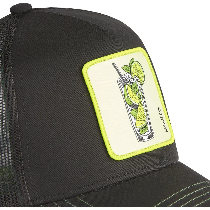 kepure-islenkta-vilkikas-juoda-snapback-mojito-cas2-mo1-cocktails-mojito-kokteiliai-capslab