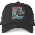 kepure-islenkta-vilkikas-juoda-snapback-dragon-samurai-dra1-beasts-drakonas-zverys-capslab