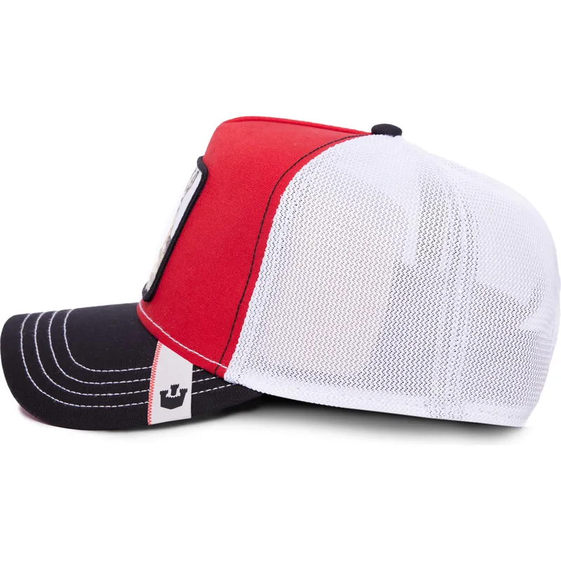 kepure-islenkta-vilkikas-raudona-snapback-cabra-goat-mv-butter-the-farm-mvp-the-farm-de-goorin-bros