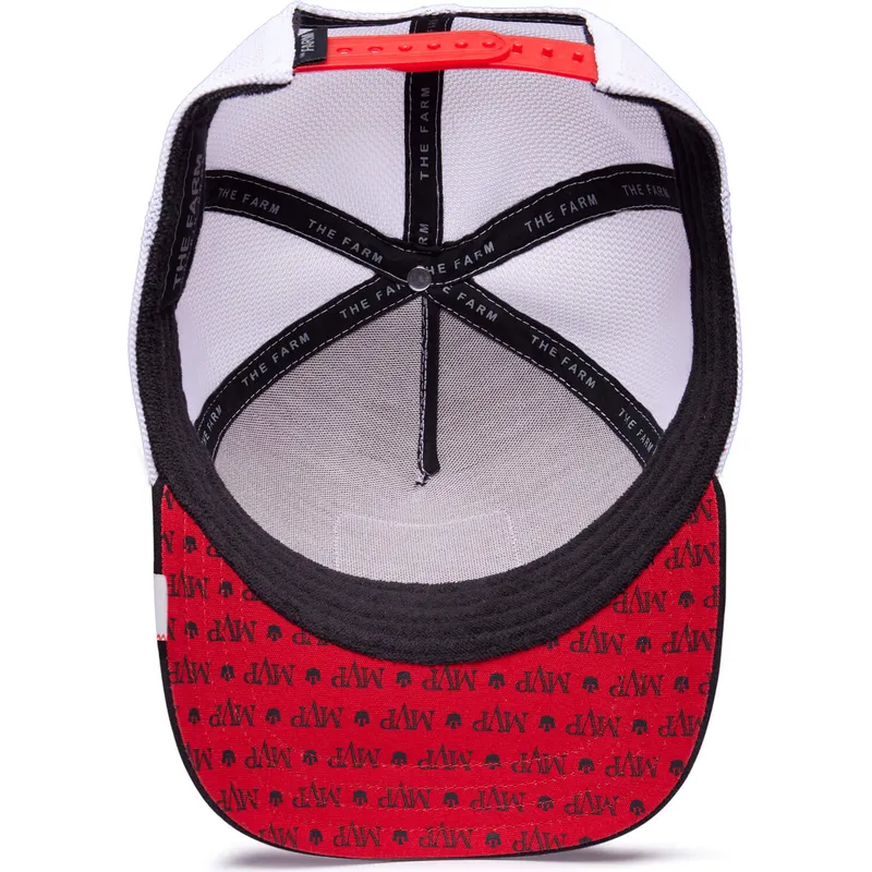 kepure-islenkta-raudona-snapback-goat-mv-butter-the-farm-mvp-the-farm-goorin-bros
